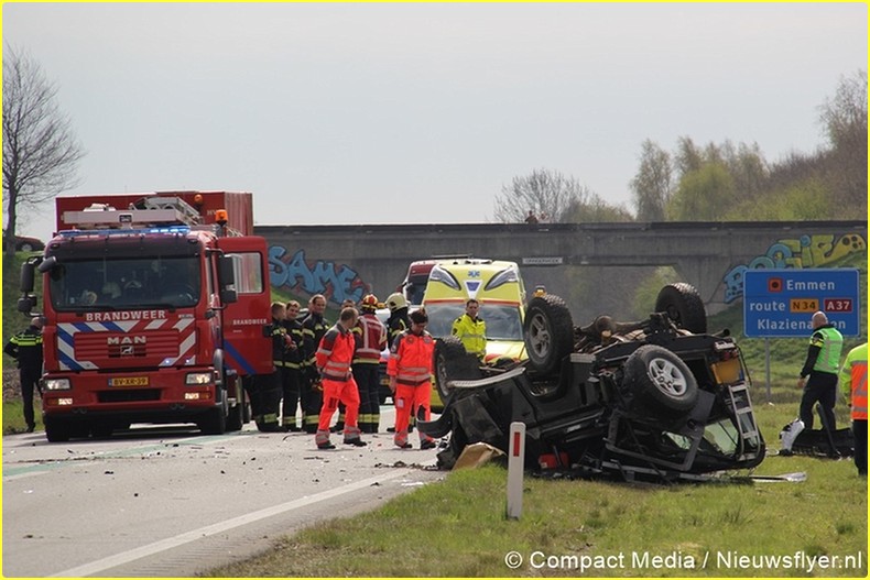 Ongeval N34 Odoorn 020 Nieuwsflyer-BorderMaker