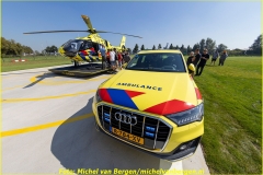 Amsterdam - Het traumateam staat sinds enkele weken met de traumahelikopter in het Westelijk Havengebied van Amsterdam en niet meer op het VU
