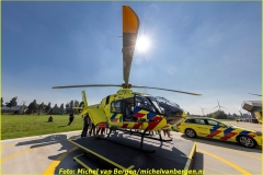 Amsterdam - Het traumateam staat sinds enkele weken met de traumahelikopter in het Westelijk Havengebied van Amsterdam en niet meer op het VU